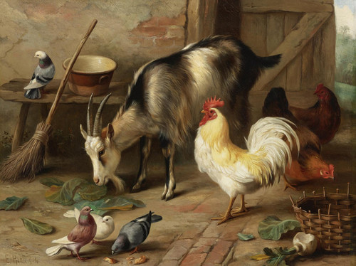 Edgar_Hunt_-_A_Goat_Chicken_and_Doves_in_a_Stable_16x21_pmc2g8__89269.1486397864 (1)
